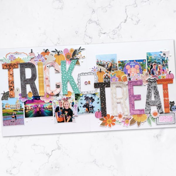 13 Halloween Scrapbook Layout Ideas with Fun Titles