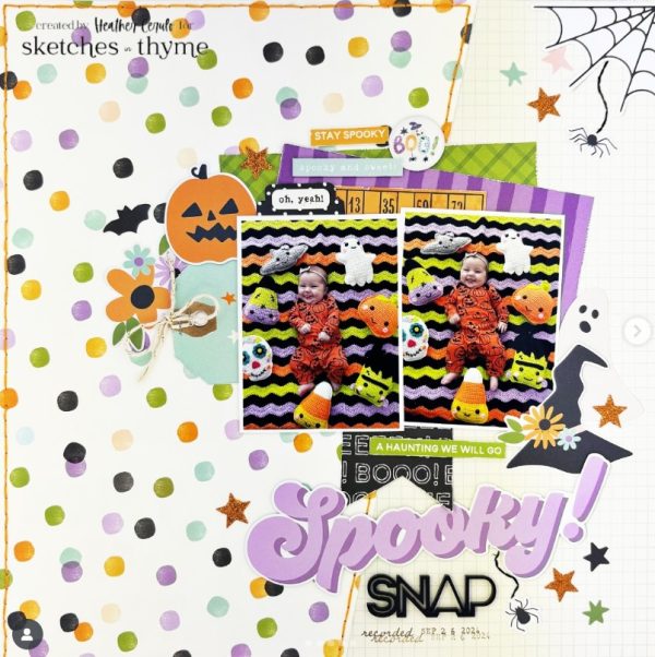 13 Halloween Scrapbook Layout Ideas with Fun Titles