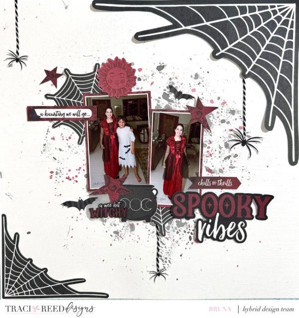 13 Halloween Scrapbook Layout Ideas with Fun Titles