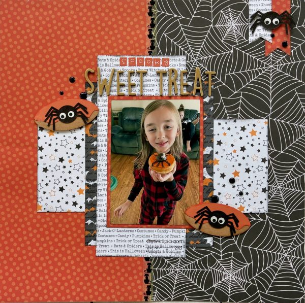 13 Halloween Scrapbook Layout Ideas with Fun Titles