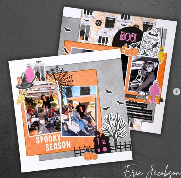 12 Cute and Spooky Halloween Scrapbook Layout Ideas
