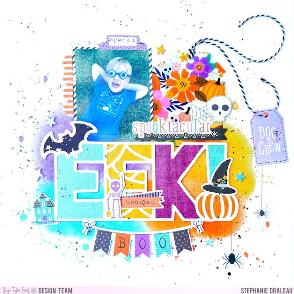 12 Cute and Spooky Halloween Scrapbook Layout Ideas