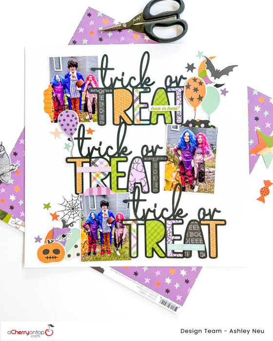 12 Cute and Spooky Halloween Scrapbook Layout Ideas