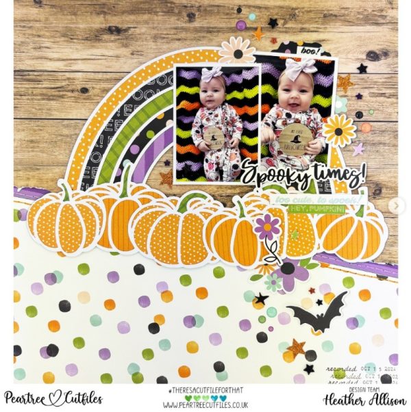 12 Cute and Spooky Halloween Scrapbook Layout Ideas
