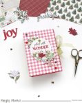 Christmas Mini Scrapbook Album with Book Binding Signatures wonderalbum1