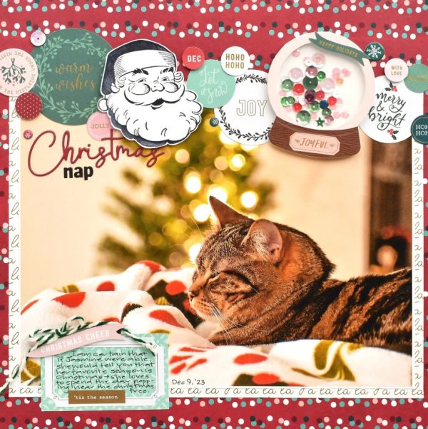 12 Santa Scrapbook Layout Ideas for Christmas
