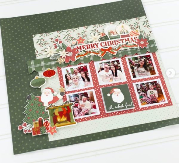 12 Santa Scrapbook Layout Ideas for Christmas