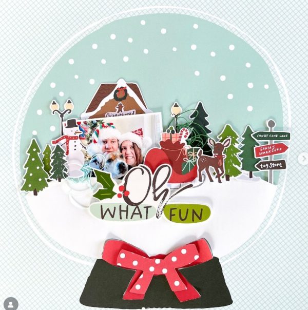 12 Santa Scrapbook Layout Ideas for Christmas