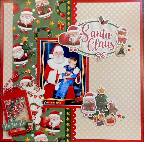 12 Santa Scrapbook Layout Ideas for Christmas