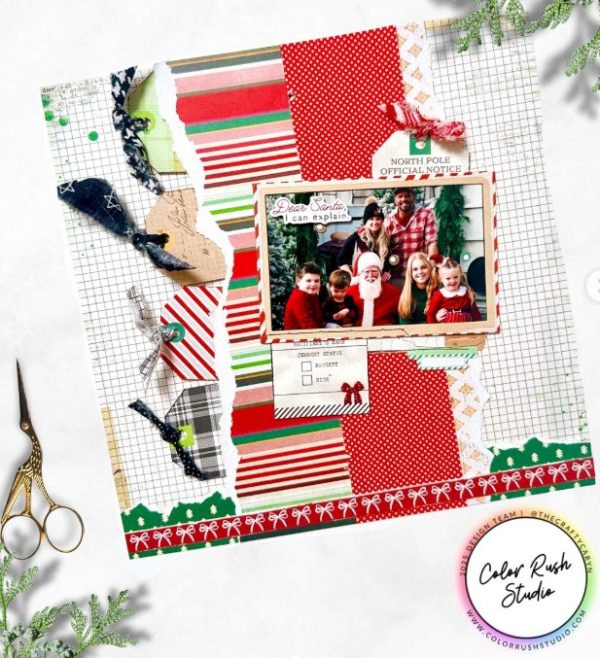 12 Santa Scrapbook Layout Ideas for Christmas