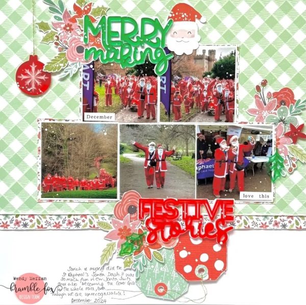 12 Santa Scrapbook Layout Ideas for Christmas