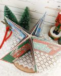 How to Make a Fold Out Star Christmas Album staralbum