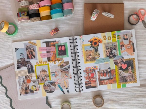 12 Scrapbook Layout Ideas using Washi Tape