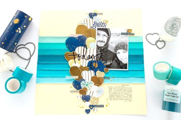 12 Scrapbook Layout Ideas using Washi Tape