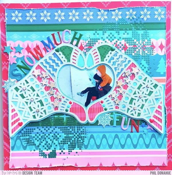 12 Winter Kids Scrapbook Layouts