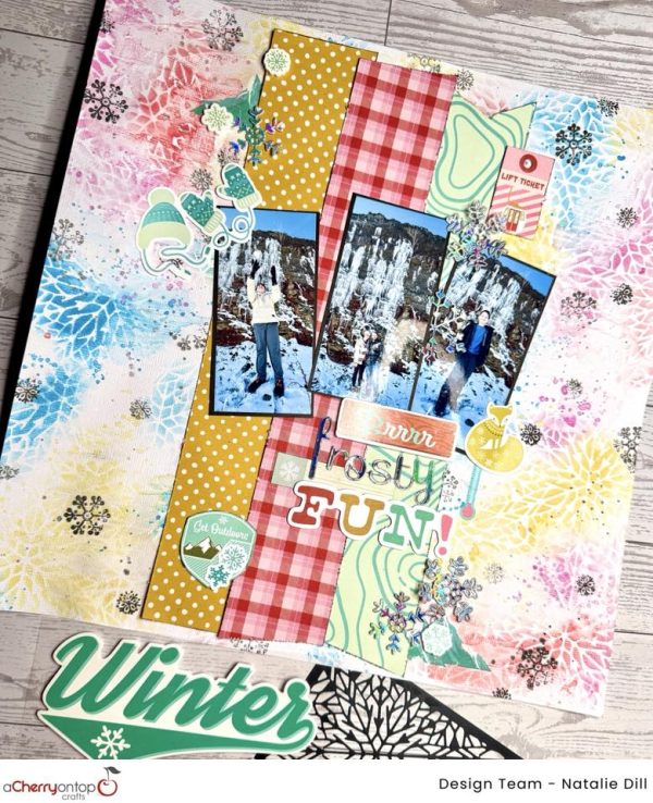 12 Winter Kids Scrapbook Layouts