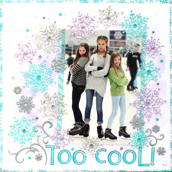 12 Winter Kids Scrapbook Layouts