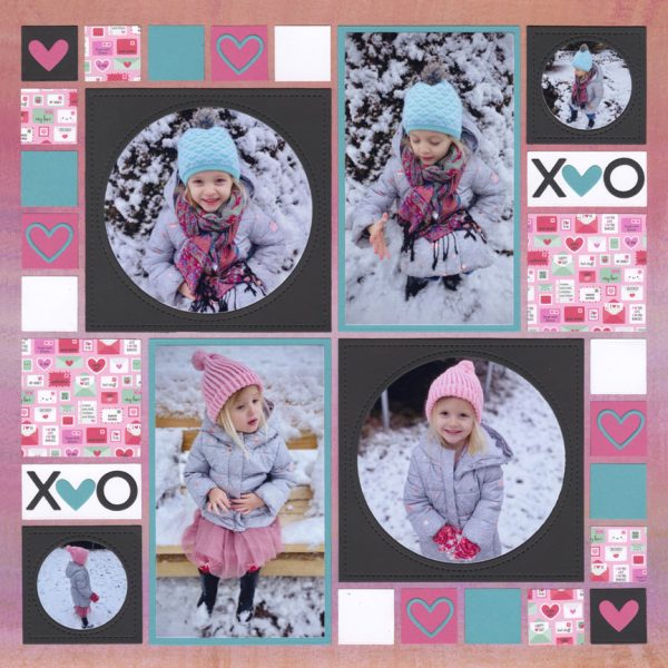 12 Winter Kids Scrapbook Layouts