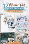 Winter-pet-dog-scrapbook-layout