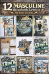 Masculine Scrapbook Layout Ideas for Boys, Men, and Everyday Stories masculine-boy-man-dcrapbook-layout-idea