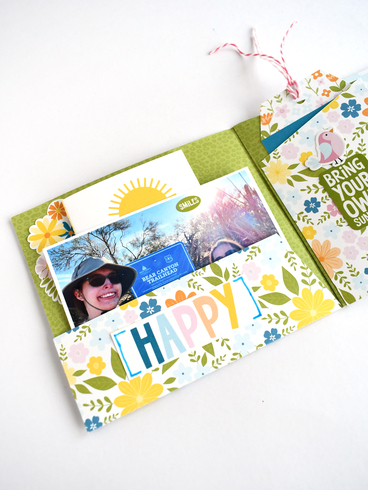 Make a Scrapbook Folio from One Sheet of Paper