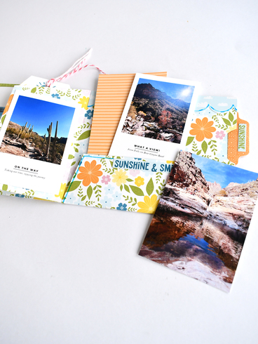 Make a Scrapbook Folio from One Sheet of Paper
