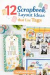 12 Modern Baby Scrapbook Layouts scrapbook-layouts-tags