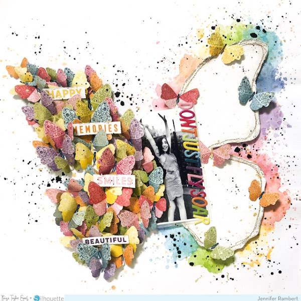 12 Butterfly Scrapbook Layout Ideas