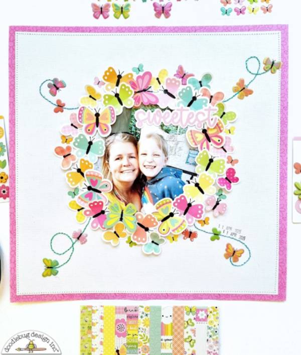 12 Butterfly Scrapbook Layout Ideas