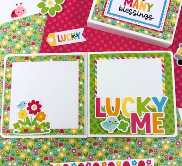 How to Make a St. Patrick's Day Mini Album in a Box