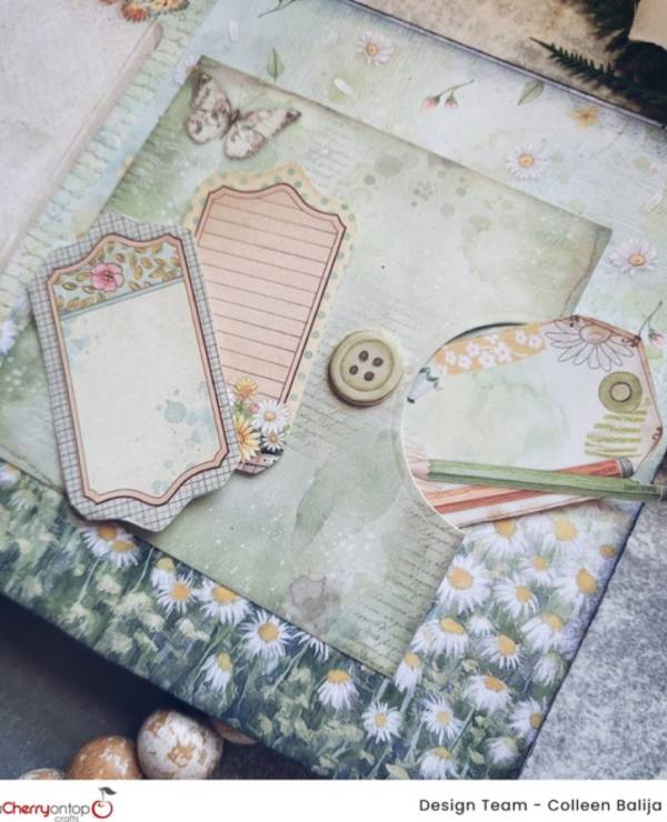 How to Make a Spring Card and Journal in One
