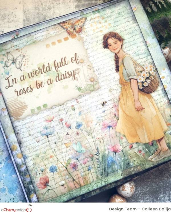 How to Make a Spring Card and Journal in One