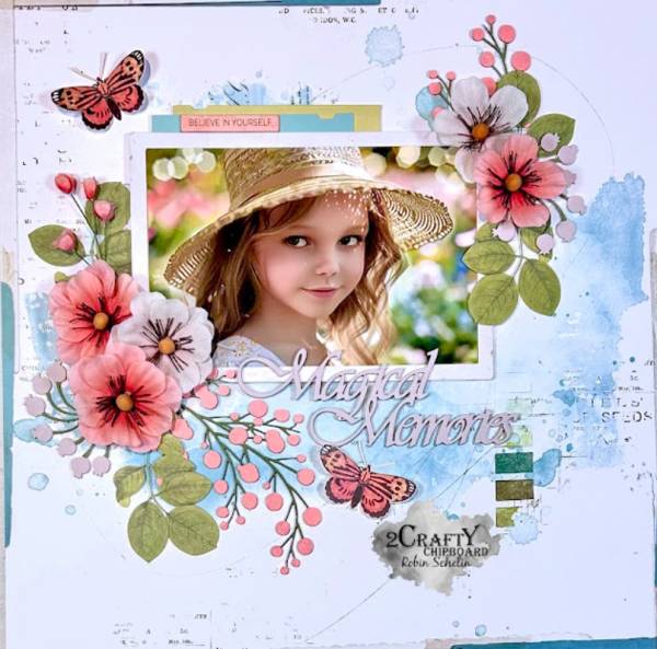 12 Fresh Spring Floral Scrapbook Layout Ideas