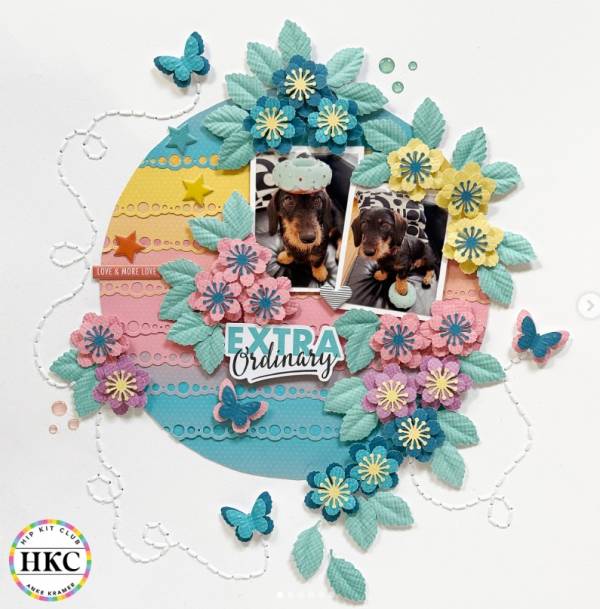 12 Fresh Spring Floral Scrapbook Layout Ideas