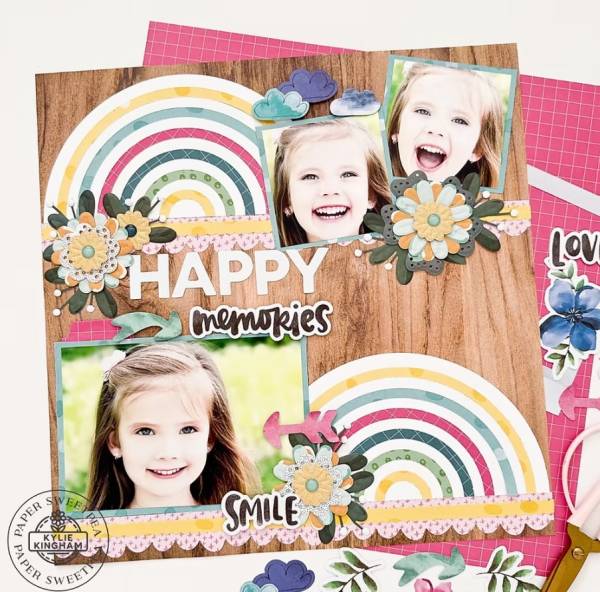 12 Fresh Spring Floral Scrapbook Layout Ideas