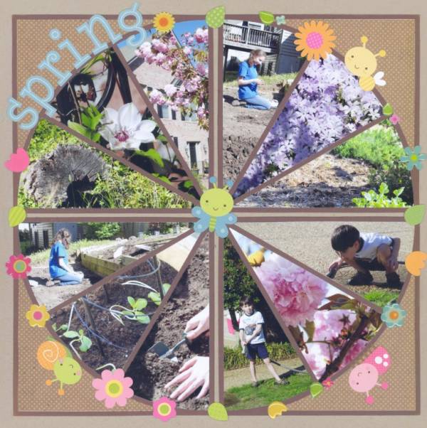 12 Fresh Spring Floral Scrapbook Layout Ideas
