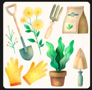 Spring Planting Free Graphics FREE Spring Gardening Set of 8 Images to Download – Scrap Booking