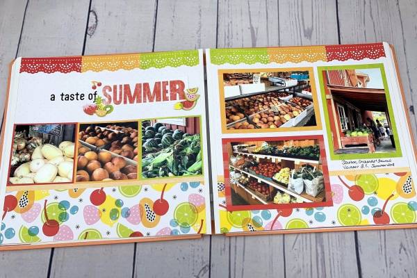 12 Fun and Fruity Scrapbook Layout Ideas