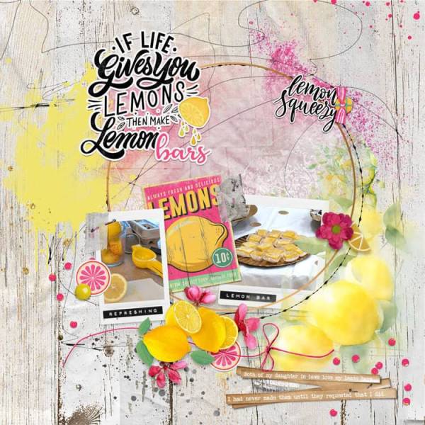 12 Fun and Fruity Scrapbook Layout Ideas