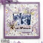 12 Monochromatic Scrapbook Layout Ideas mono1