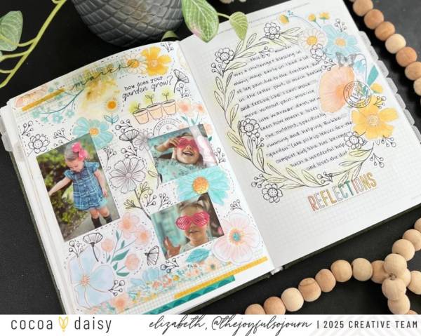 12 Wreaths for Spring Scrapbook Layouts