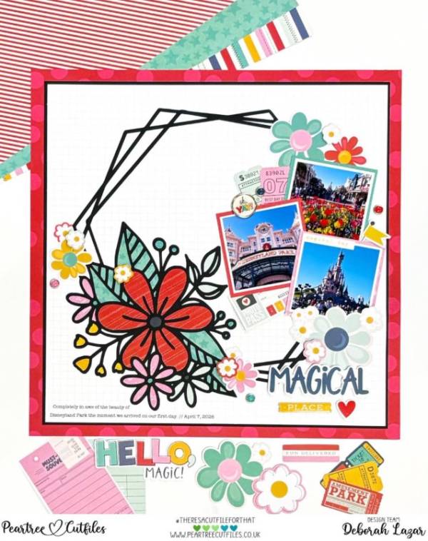 12 Wreaths for Spring Scrapbook Layouts