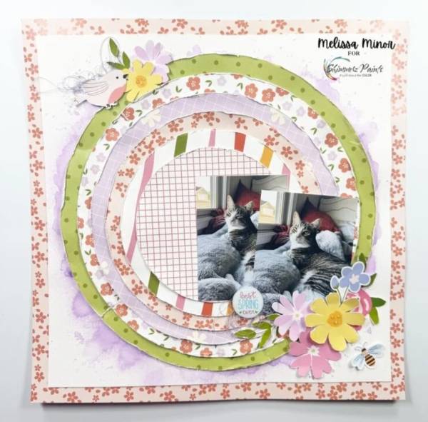 12 Wreaths for Spring Scrapbook Layouts