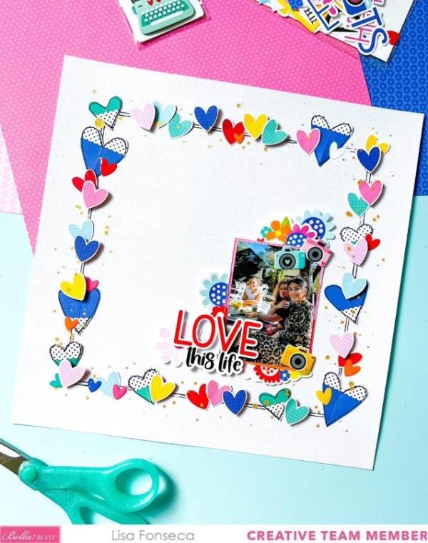 12 Wreaths for Spring Scrapbook Layouts