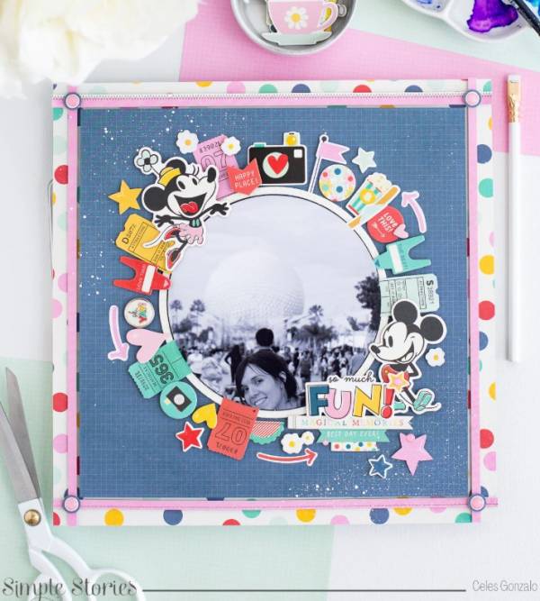 12 Wreaths for Spring Scrapbook Layouts