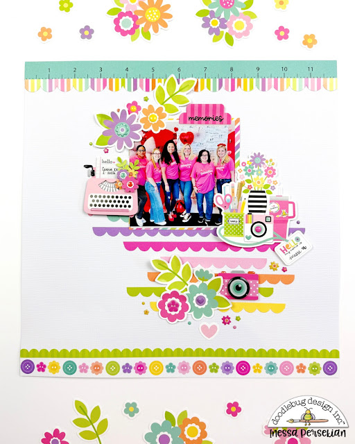 10 Crafty Friends Scrapbook Layout Ideas