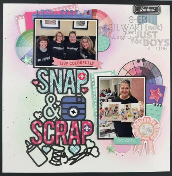 10 Crafty Friends Scrapbook Layout Ideas