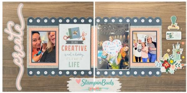 10 Crafty Friends Scrapbook Layout Ideas