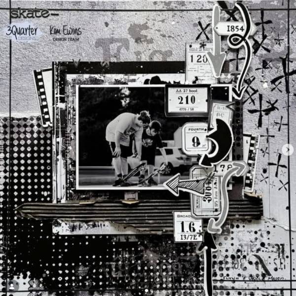 12 Masculine Scrapbook Layouts for Men
