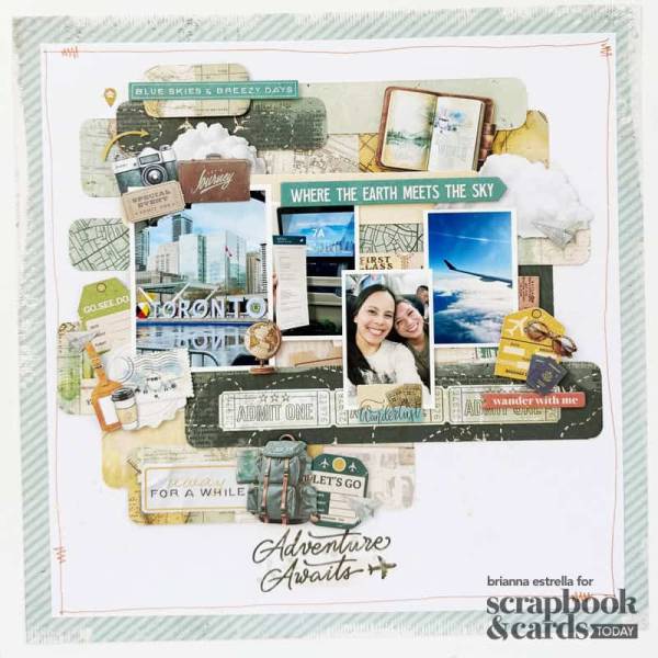 12 Travel Adventure Scrapbook Layout Ideas